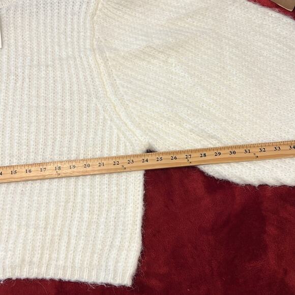 NWT TOPSHOP 8-10 (M-XL) Fluffy Knit Sweater Cozy Oversized Balloon Sleeves - Picture 8 of 9